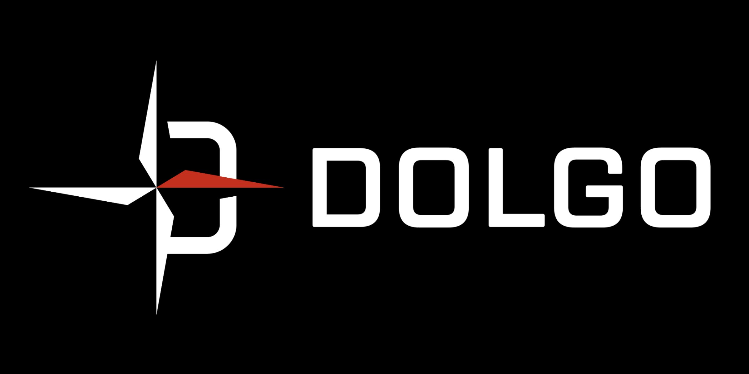 The Dolgo logo, reversed