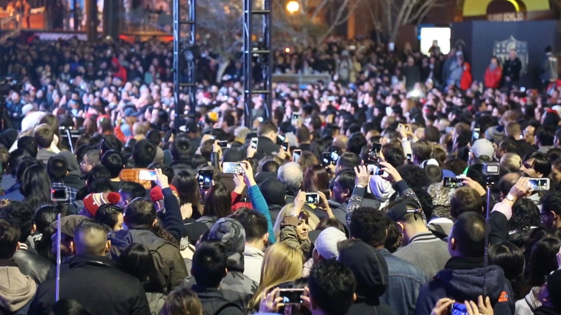 The Super Bowl City fan experience